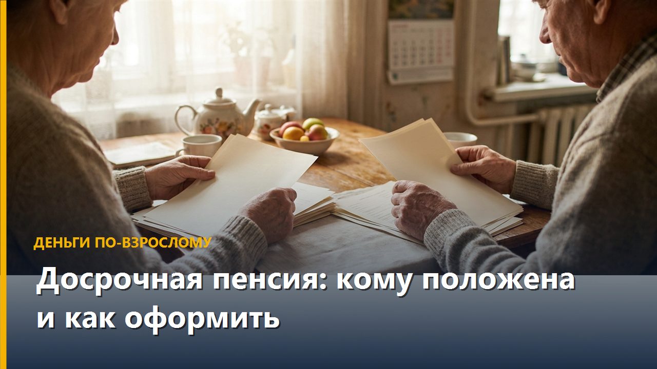 Досрочная пенсия: кому положена и как оформить