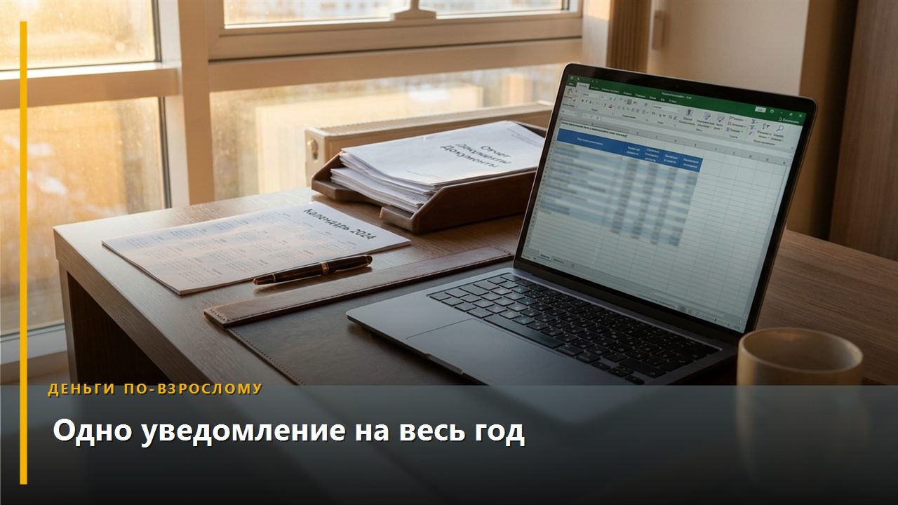 Одно уведомление на весь год: новые правила с 1 сентября