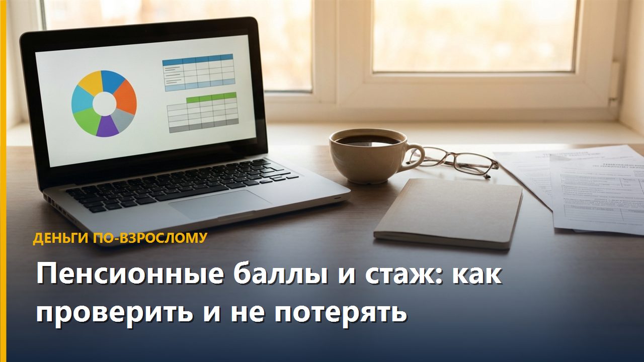 Пенсионные баллы и стаж: как проверить и не потерять