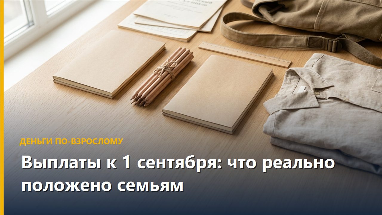 Выплаты к 1 сентября: что реально положено семьям
